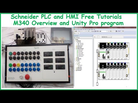 3-Schneider PLC Free Tutorials - PLC M340 Hardware Configuration & Unity Pro program