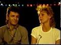 Capture de la vidéo Marjo Et Jean Millaire Du Groupe Corbeau – Entrevue À Tvjq Pour Radio-Vidéo, 1984