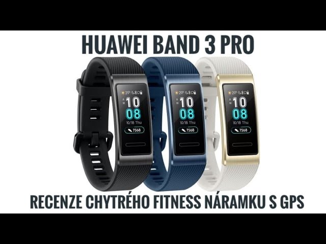 Huawei Band 3 Pro - recenze levného fitness náramku s GPS - YouTube