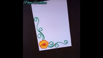 satisfying video/project work design/border design/assignment front page design #shortsvideo #shorts