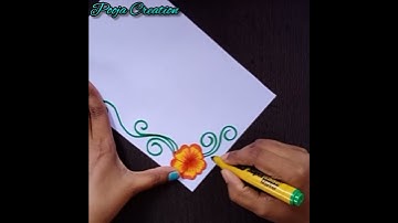 satisfying video/project work design/border design/assignment front page design #shortsvideo #shorts