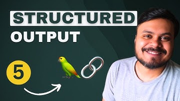Structured Output in LangChain | Generative AI using LangChain | Video 5 | CampusX