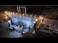 Construction of mini hydroelectric dam