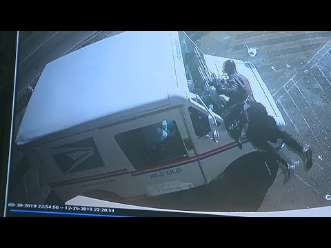 Man jumps into postal worker’s truck, yells ‘give me my ----’