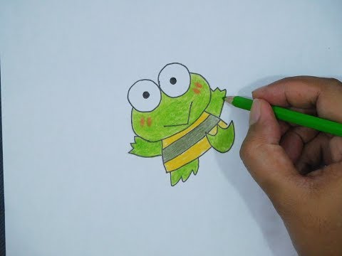 How To Draw Keroppi Hello Kitty / Cara Menggambar How To Draw Keroppy Hello Kitty