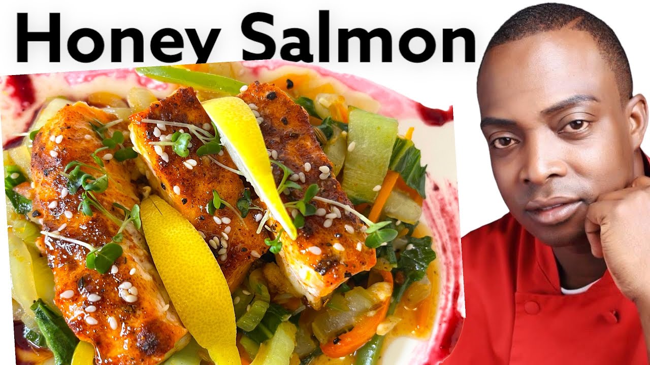 Honey Salmon with Pak Choi    Chef Ricardo Cooking