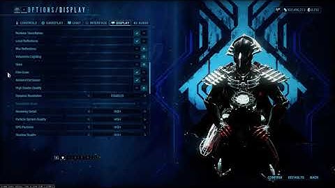 Warframe Display Settings