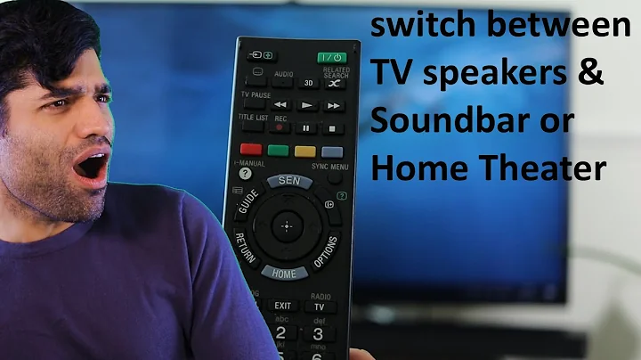 How to switch between TV speakers and Soundbar or Home Theatre