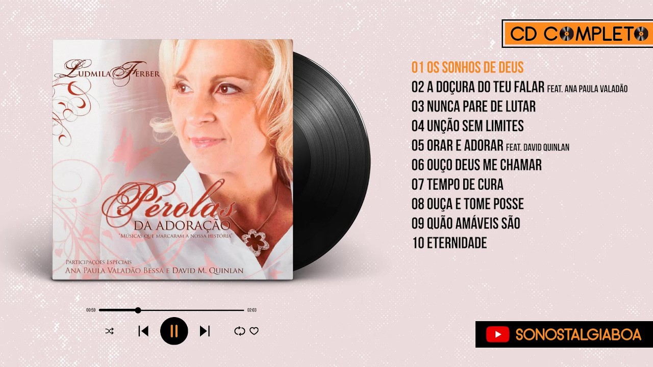 SAND & DOWN LOAD PRAYER スプリットCD Ludmila Ferber | 2007 | Pérolas da Adoração | CD Completo - YouTube