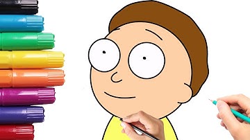 How to Draw Morty Smith | Rick and Morty - Easy Step By Step Tutorial For Beginners