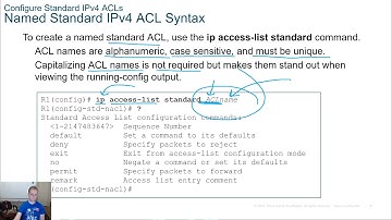 CCNA 3 - Module 5 - Section 5.1 - Configure Standard IPv4 ACLs