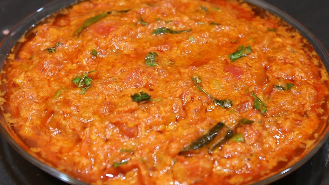 Tomato Masala Curry Spicy Tomato Curry Recipe YouTube