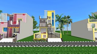 19×50 House Plan, 19×50 House Design, 19×50 House Map, 18×50 House Plan, 18×50 House Design,Shorts