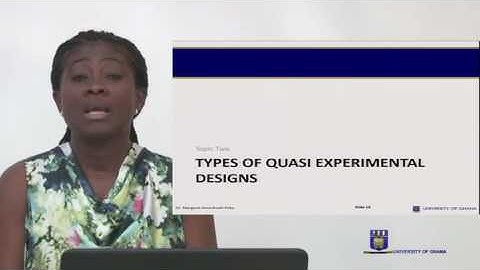 PYSC 224 : SESSION 6 - QUASI EXPERIMENTS AND FAULTY EXPERIMENTS DESIGNS PART 1& 2