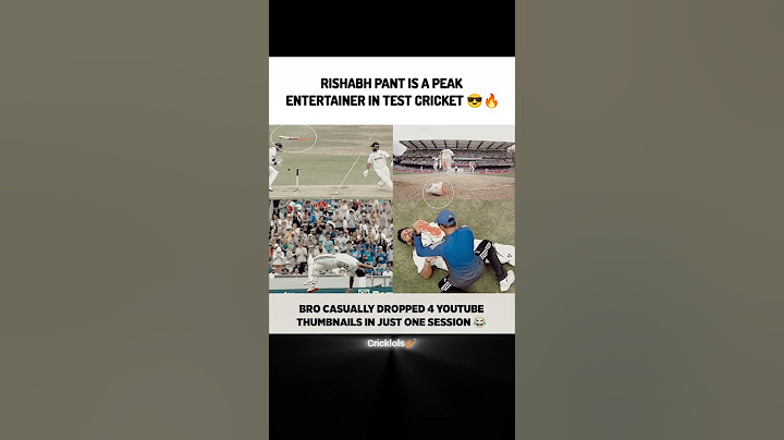 Rishabh Pant: The Ultimate Test Cricket Entertainer! 😂