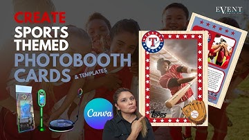 How to Create a Baseball Trading Card Template on Canva for Photobooth Owners! ⚾