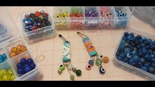 Wrapped Paperclips with Bead Dangles Using Beebeecraft.com Beautiful Glass Beads