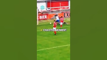 THE DAY A REFEREE SCORED A GOAL 😳🤯 #football