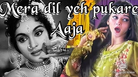 Mera dil yeh pukare Aaja| Lata Mangeshkar| Vyjayanthimala| Naagin(1954)| Pakistani Girl Viral Video