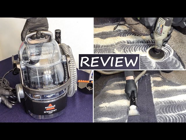 Review of Bissell 3624 SpotClean Professional Portable Carpet Cleaner -  YouTube