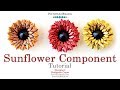 Sunflower Component- DIY Jewelry Making Tutorial by PotomacBeads