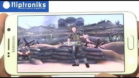 Frontline Commando D-Day Galaxy S6 Gameplay - Fliptroniks.com