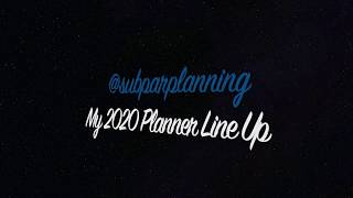 2020 Planner Line Up