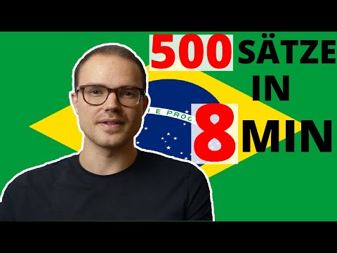 Portugiesisch lernen - Grundkurs 1 Anfänger | 500 Sätze lernen in 8 Minuten ?! | Polyglot Akademie