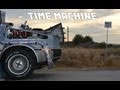 1981 delorean  time machine