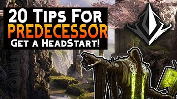 20 TIPS FOR PREDECESSOR - What you Should Know  |  Predecessor