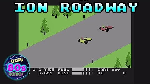 Ion Roadway // Atari 800 8bit Game