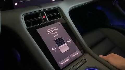 How to Customize the Charging Settings in a Porsche Taycan