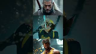Geralt vs Wolverine ⚔️🐺 | The Witcher x Marvel