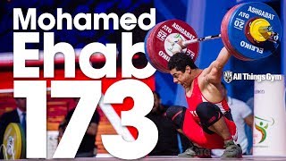 Mohamed Ehab 173Kg Snatch World Record Slow Motion 2018 World Weightlifting Championships