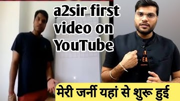 A2 motivation first video,arvind arora first video,a2 sir first video,a2 sir first income youtube se