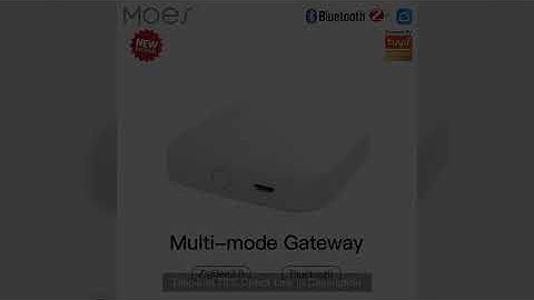 MOES Multi-mode Smart Gateway ZigBee WiFi Bluetooth Mesh Hub Work with Tuya Smart App Voice Control