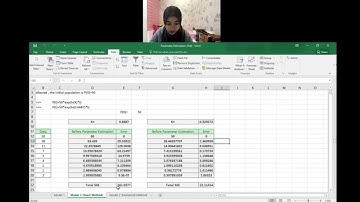 Parameter Estimation for Model 2 (Exact Method)