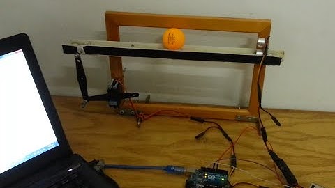 Arduino PID Balancing of a Ball on Beam + code