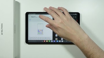 Samsung Galaxy Tab A11/A11+: Hoe swipen voor een gesplitst scherm