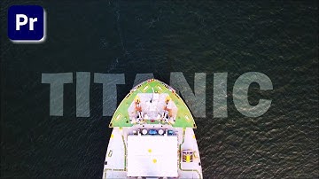 Floating Text Behind Moving Objects in Premiere Pro
