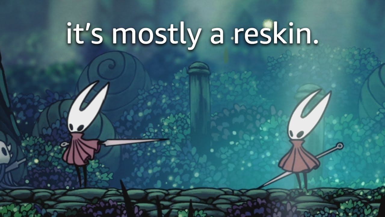 COMO MUDAR SUA SKIN NO HOLLOW KNIGHT #hollowknight #silksong