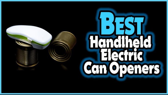 Review of Electric Can Opener - Vcwtty One Touch Battery Operated Handheld Can  Opener for Any Size 