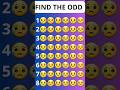 FIND THE ODD #emojichallenge #sisgaming #puzzle #howgoodareyoureyes #braingames #challenge