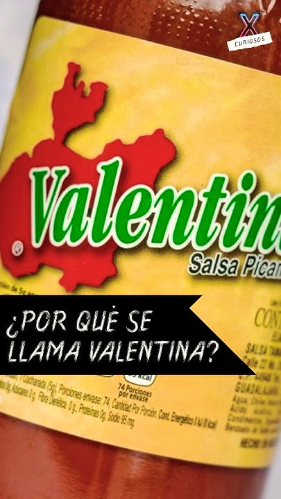 ¿POR QUÉ SE LLAMA SALSA VALENTINA? 🧐 #Shorts #Curiosidades #SabiasQue