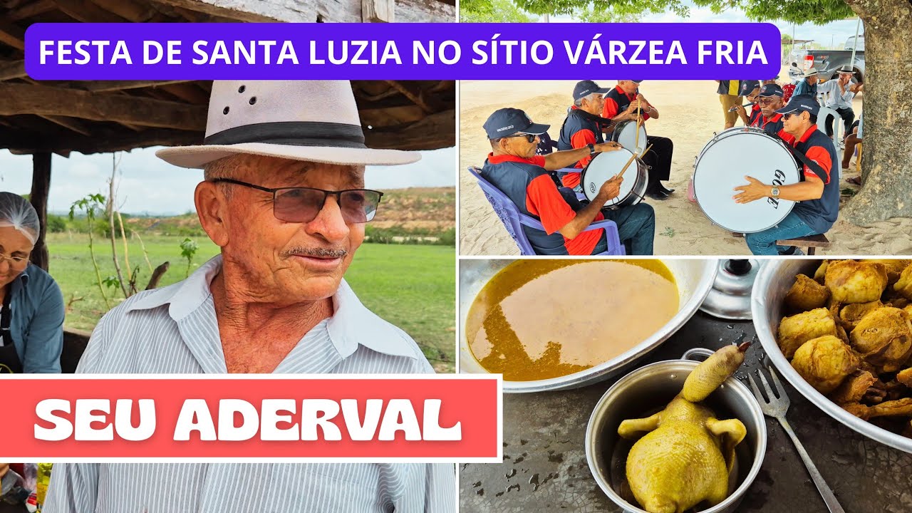 Festa de Santa Luzia na residência de seu Aderval e dona Teresinha || Várzea Fria - Olivença/AL. 