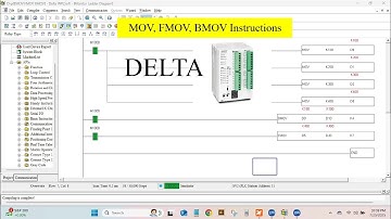 Delta PLC Tutorial 09: MOV, FMOV, BMOV Instructions