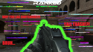 LAG SWITCHING IN RANKED!?! CALL OF DUTY MW2
