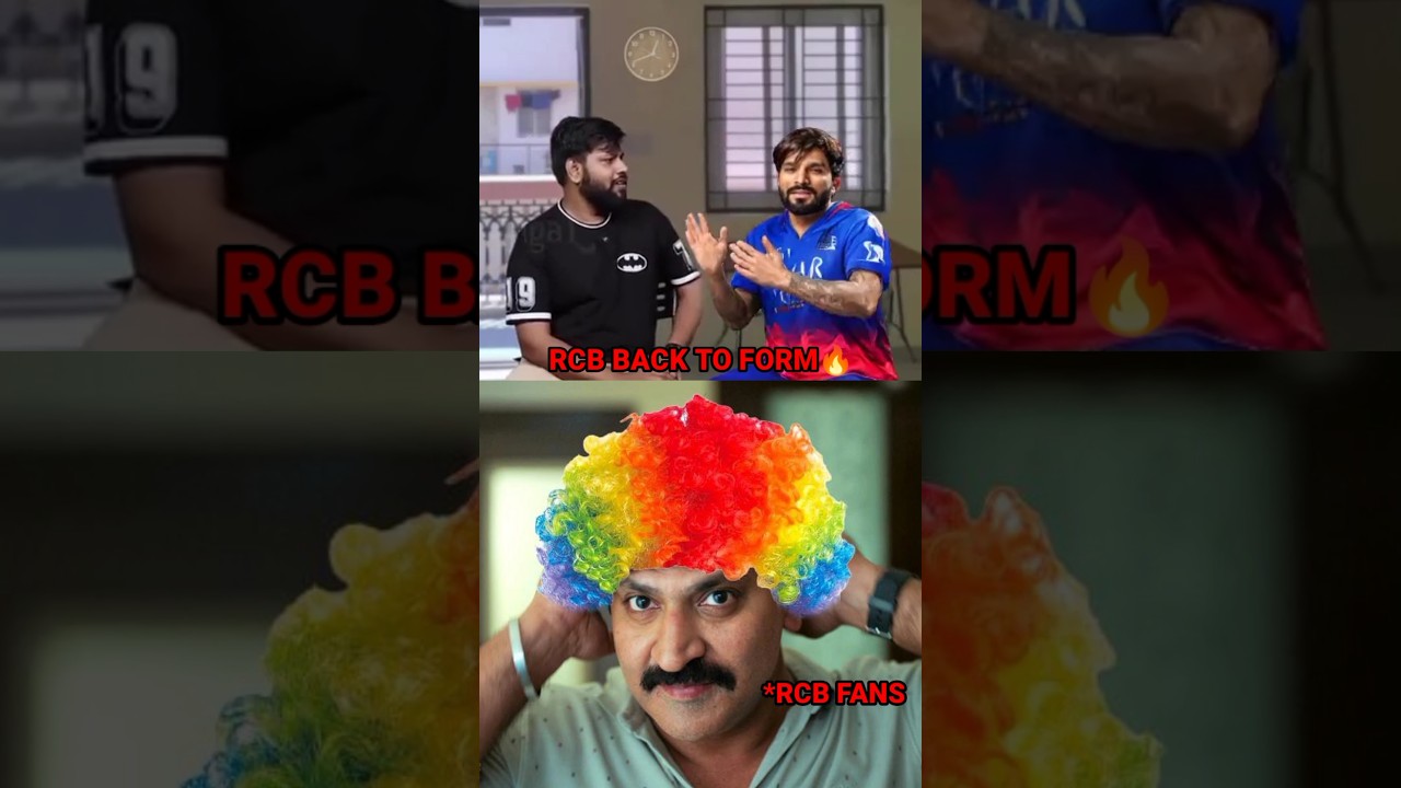 🤣RCB Made Their Historic Comeback❤