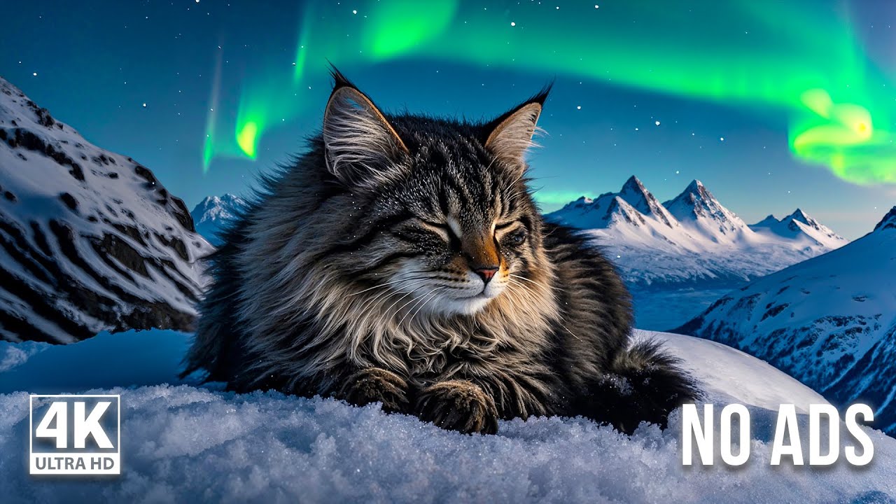 528Hz Healing Music for Cats With Cat Purring Sounds - Relief of Stress ...