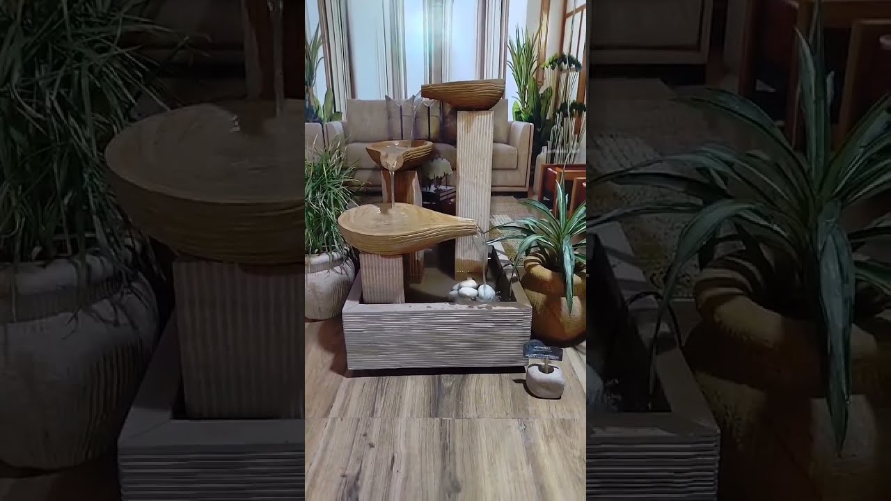 28 INCH INDOOR WATER FOUNTAIN | STONE WATER FEATURE FOR HOME | NATURAL STONE FOUNTAIN | HOME DECOR